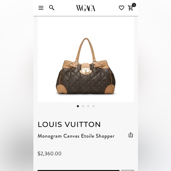 Louis Vuitton Monogram Étoile Shopper (2008) – Quilted Canvas Tote w/ COA - Picture 17 of 17